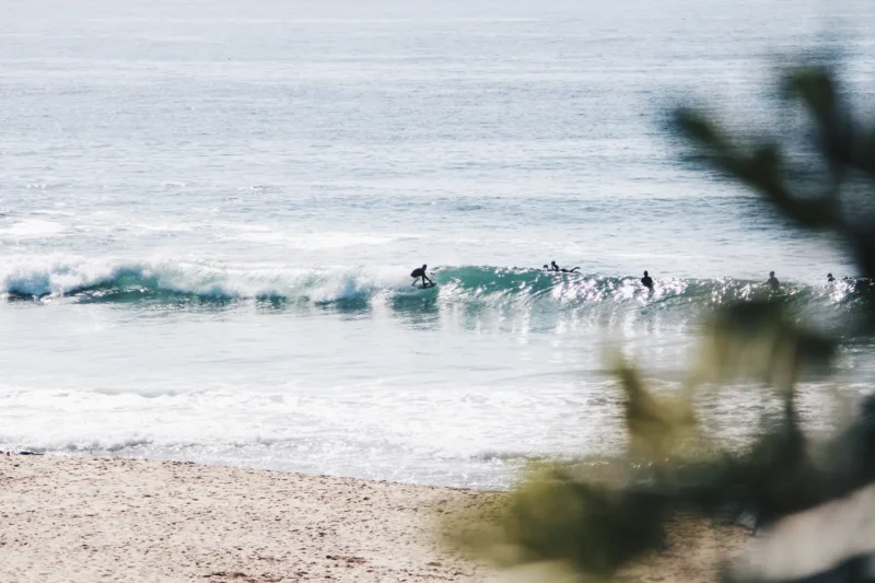 Montara State Beach San Francisco surfer Californië USA