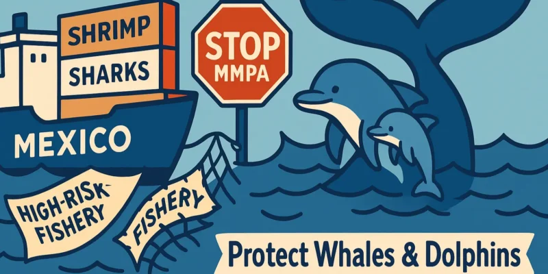 VS verbieden import van haaien en garnalen uit Mexico – bescherming voor walvissen en dolfijnen