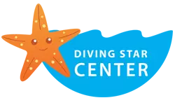 Logo van Diving Star Duikcentrum Zeester met water