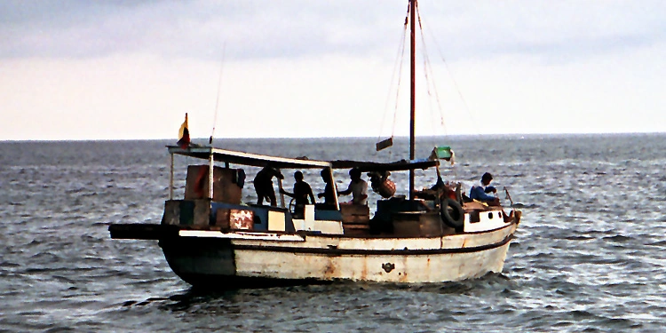 Vissersboot voor Ecuador – archieffoto
